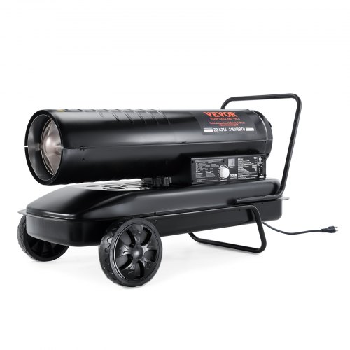 

VEVOR Kerosene Forced Air Heater, 215000 BTU Portable Torpedo Diesel Space Heater with Thermostat, 13.2 Gallon Tank Energy-Efficient heavy-duty Heater, for Indoor Outdoor Use Workshop Industry