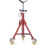 Vevor Pipe Stand Fold-a-jack V-head 28-52 Inch Height 12" Pipe 882 Lb W/casters
