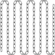 VEVOR Grade 30 Chain 3/16 Inch by 100Ft Length Grade 30 Proof Coil Chain Zinc Plated Grade 30 Chain for Towing Logging Agriculture and Guard Rails