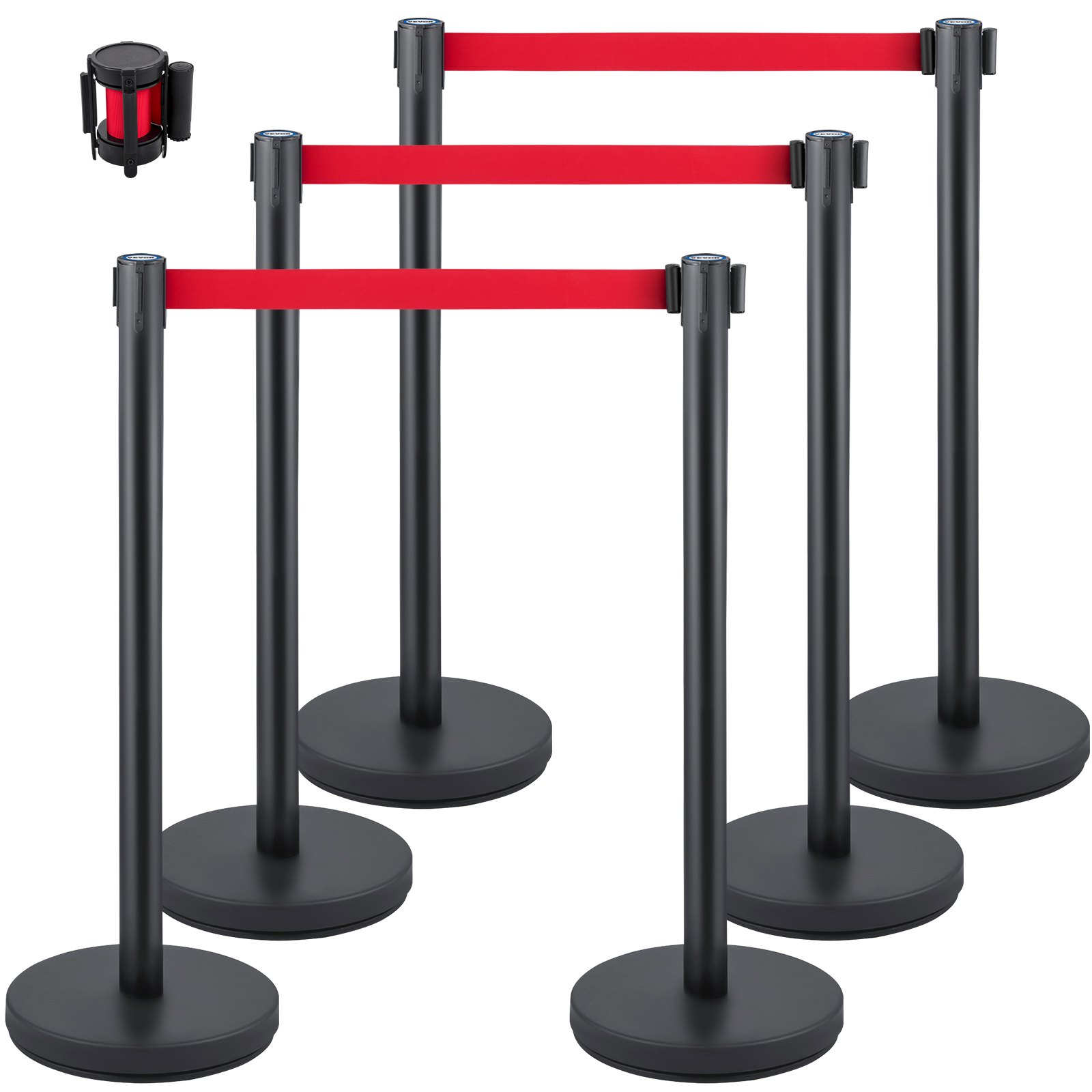 Crowd Control tugialus, 2 m, 6 osa