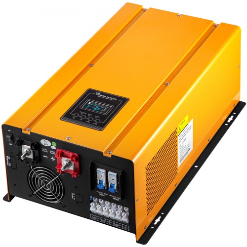 Vevor 4000w Low Frequency Pure Sine Wave Power Inverter W/ Lcd Dc 24v To Ac 120v