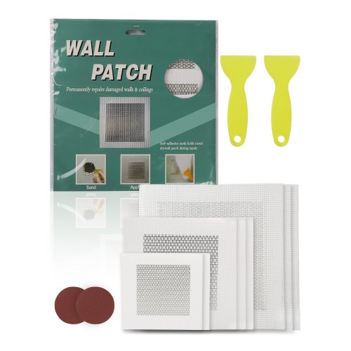 

16PCS Drywall Repair Kit 4/6/8-inch Self-Adhesive Dry Wall Repair Patch Kit