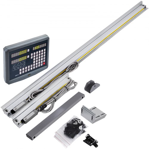 2 Axis Digital Readout DRO 11.8"&35.4" (300&900 mm) High Precision Linear Scale