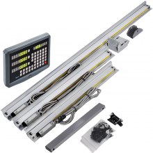 3 Axis Digital Readout DRO 450&500&1000mm(17.7"&20"&40") Precision Linear Scale