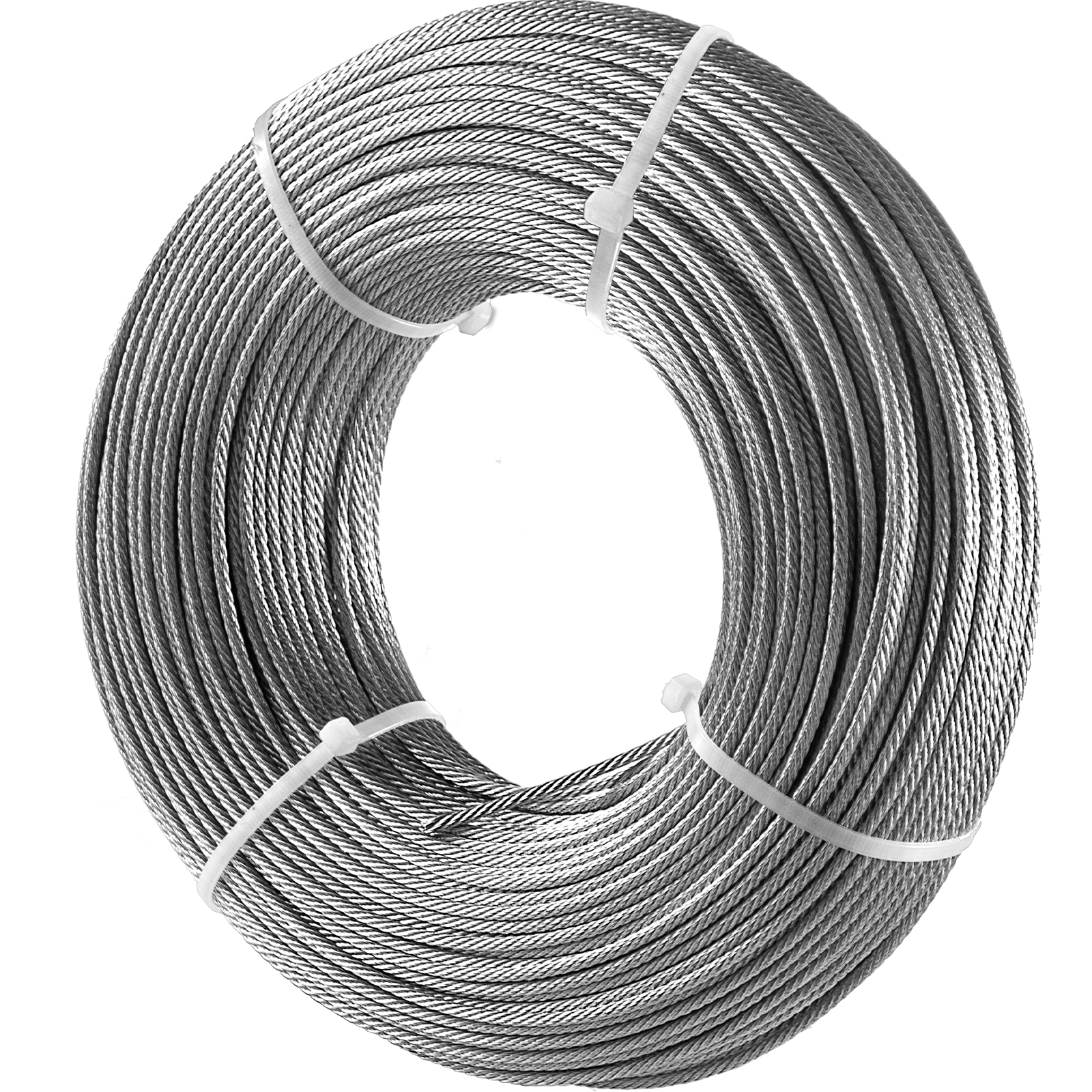 1*19 316 Stainless Steel Cable 100ft 1/8inch Wire Rope от Vevor Many GEOs