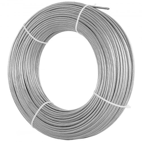 

1/8'' 1x19 Stainless Steel Cable Wire Rope Indoor Heat Resistance Anti-corrosion