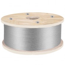 500ft 1x19 Stainless Steel Cable Wire Rope 3/16 Airline Business