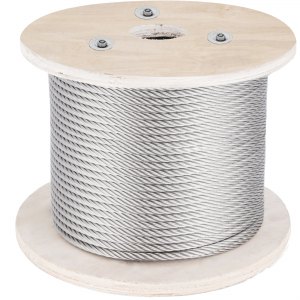 1/4 inch Wire Rope Cable 500FT Reel 304 Stainless Steel Cable 
