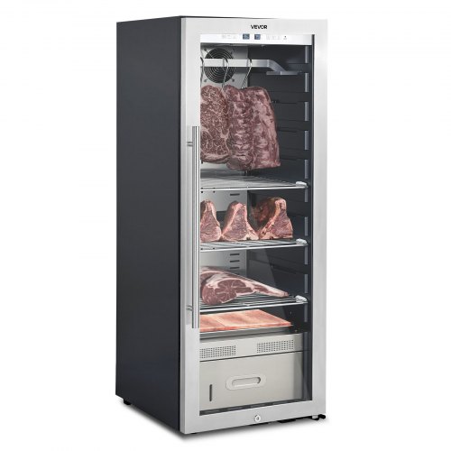 

VEVOR 232 LBS Dry Aging Fridge for Steaks, Dry Ager Refrigerator for Meat with Precise Temperature & Humidity Control, Freestanding Beef Aging Machine Refrigerator for Home Kitchen Restaurant Hotel