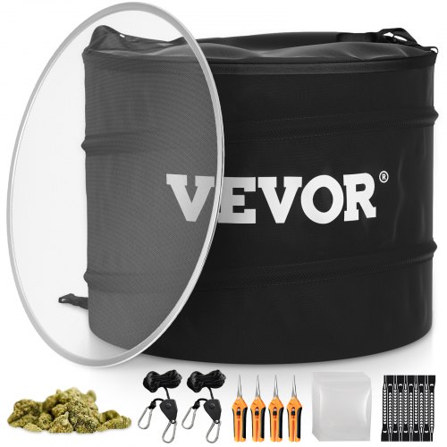 VEVOR Dry Trimmer Handheld Trimming w/ Scissors Ratchet Hangers Bags Zip Ties