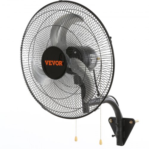

VEVOR Wall Mount Fan, 18 Inch, 3-speed High Velocity Max. 4000 CFM Oscillating Industrial Wall Fan, Commercial or Residential for Warehouse, Greenhouse, Workshop, Patio, Basement, Black, ETL Listed