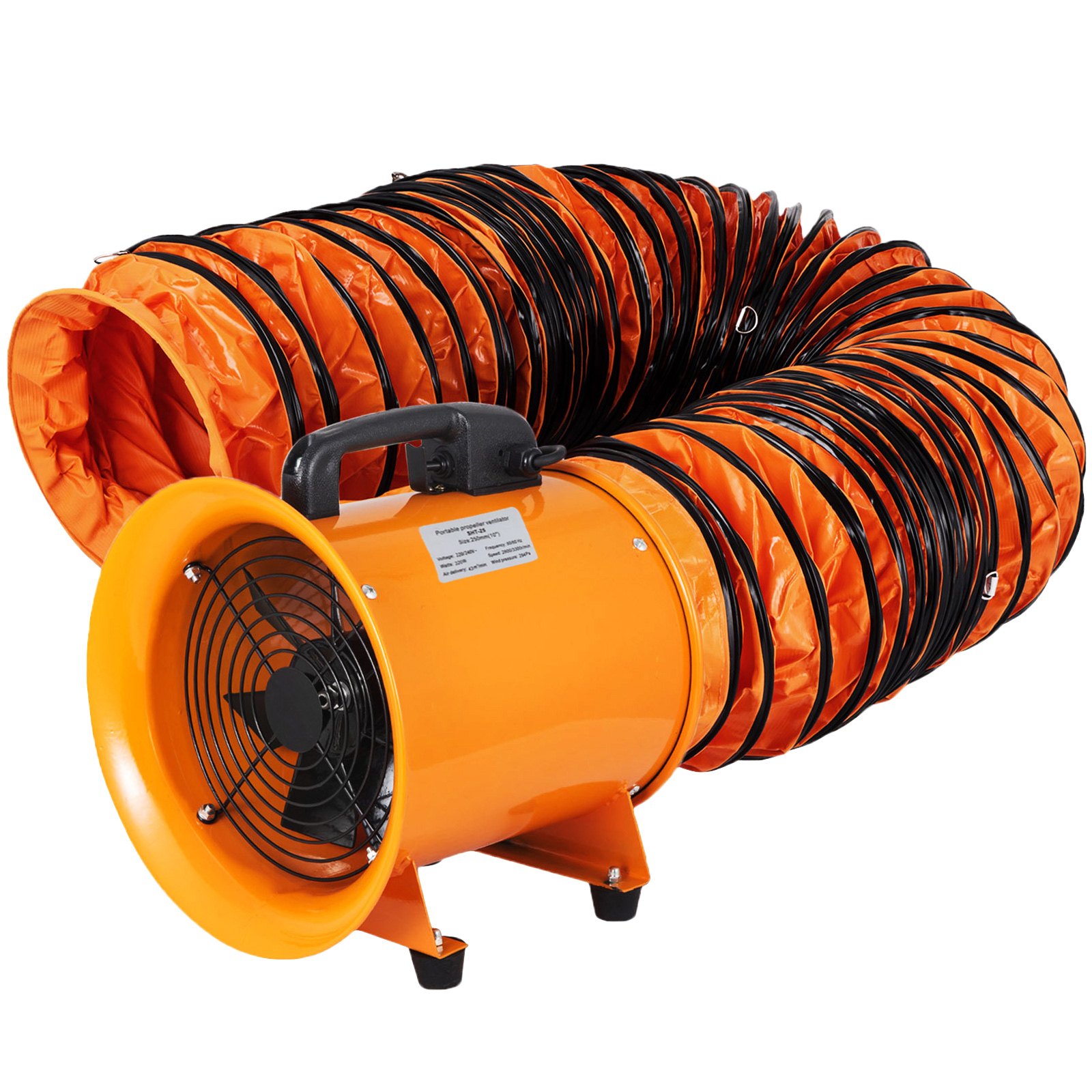 Dust Fume Extractor 10inch 250mm Ventilation Fan Industrial Blower + 10m PVC Ducting от Vevor Many GEOs