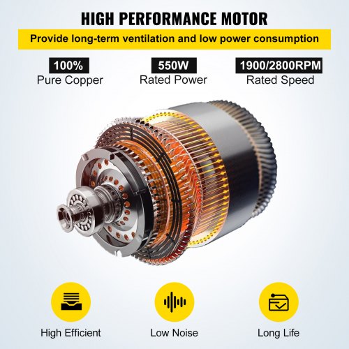 12''16FT Flexible Ducting Hose Extractor Fan Blower Explosion-Proof Duct Hose 