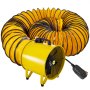 16'' Extractor Fan Blower 2 Speed 10m Duct Hose W/Handle Axial Motor Pivoting