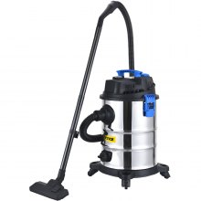 VEVOR Wet Dry Dust Extractor Vacuum Industrial Collector w/ HEPA Filter 25L