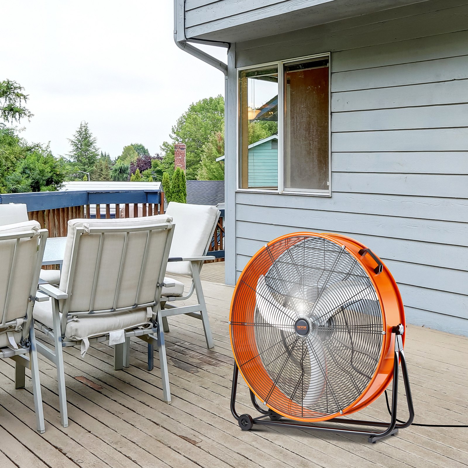 Trummelventilaator, 76,2 cm
