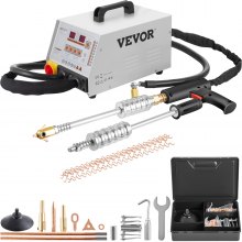 VEVOR 3500A Vehicle Panel Spot Puller Dent Spotter F90E 3500A Dent Puller Multifunctional Spot Welder Repair Kit Additive Kit 