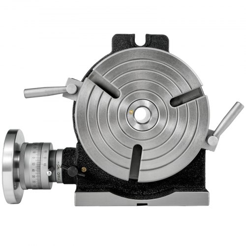 Rotary Table Horizontal Vertical Rotary Table 8" 3-Slot for Milling Drilling 