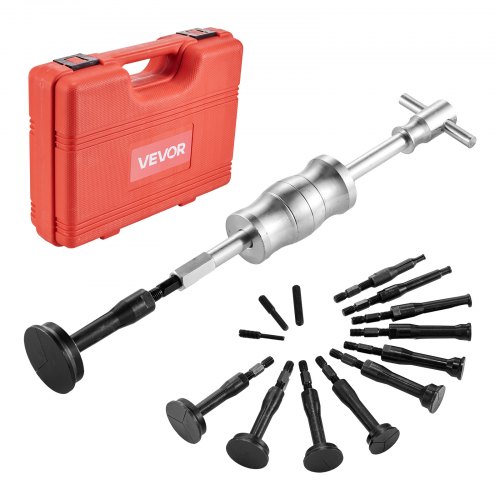 Vevor Blind Hole Bearing Puller Set, 16-In-1 Inner Bearing Race And Seal Extractor Kit, 16 Pcs Slide Hammer Pilot Insert Inner Internal Bearing Remova-image