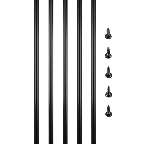 

VEVOR Deck Balusters Metal Deck Spindles 51 Pack 26 inch Aluminum Alloy Railing