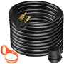 Welding Extension Cord Extension Cord 25 ft 10/3 Cord 30Amp 250V NEMA 6-50P/6-50R
