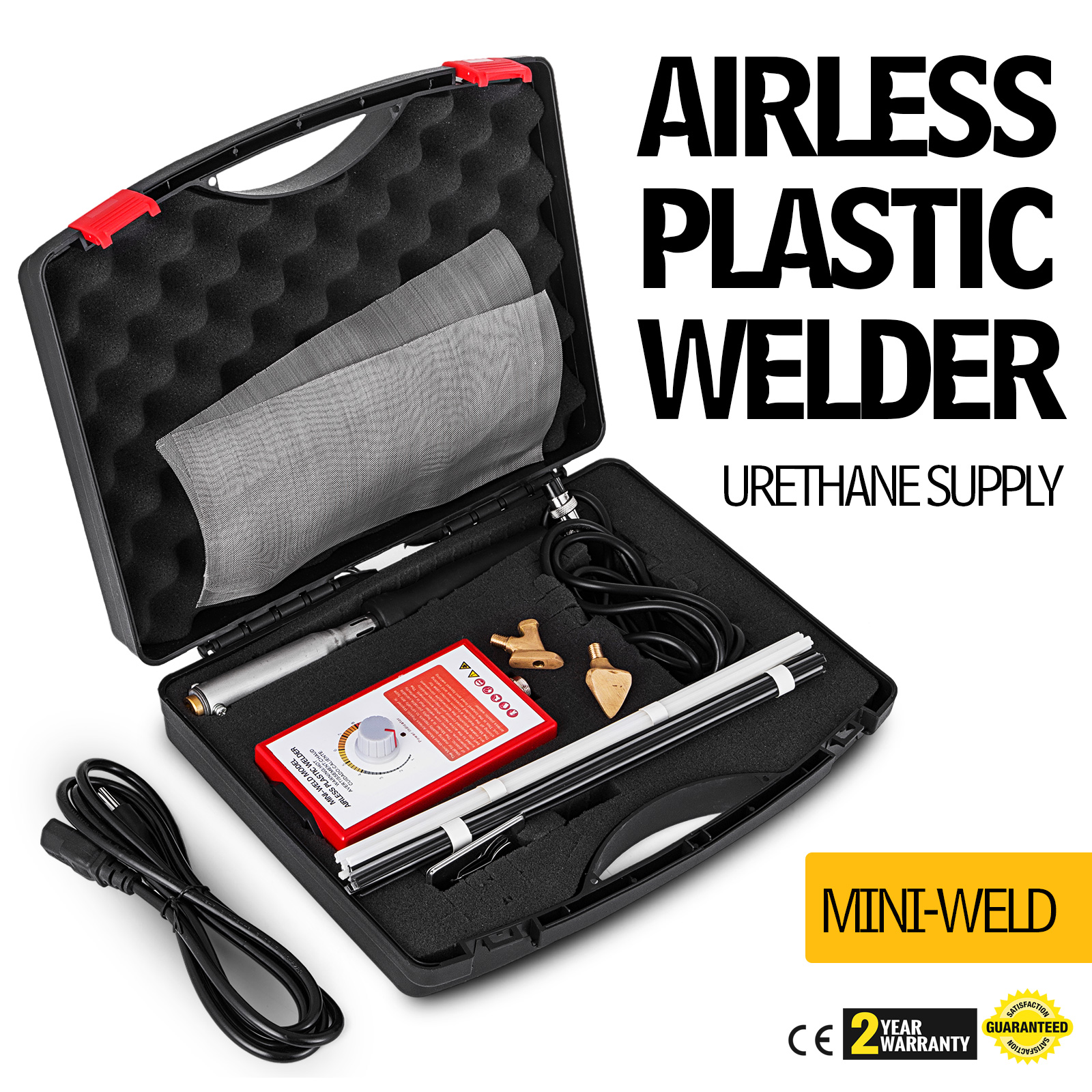 VEVOR Airless Plastic Welder Mini Weld Model 7 Variable Temperature Rods Tips от Vevor Many GEOs