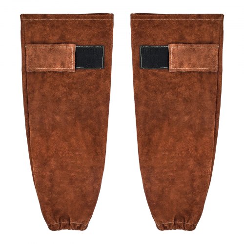 

VEVOR Leather Welding Sleeves Heavy Duty Cowhide Flame Resistant Work Sleeves