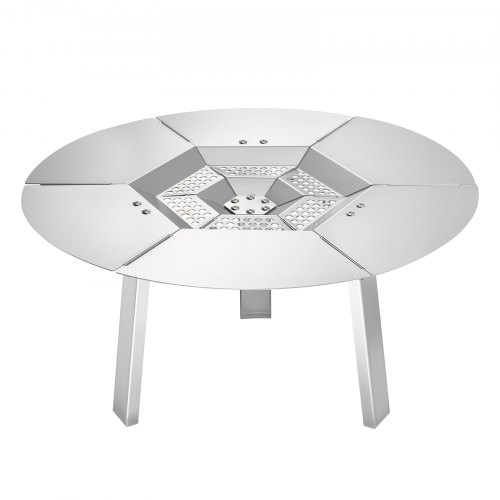 

VEVOR Fire Pit Heat Deflector for Solo Stove Ranger, 20 inch Round for Wood Burning Fire Pit, 304 Stainless Steel Heat Diffuser, Detachable Burner Cover Camping Accessories