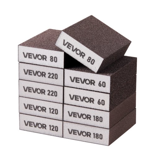 

Sanding Sponge 10Pcs 60/80/120/180/220 Washable & Reusable Sanding Blocks