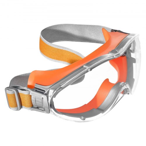 

Safety Glasses Anti-Fog Adjustable Goggles ANSI Z87.1+ Over Eyeglasses