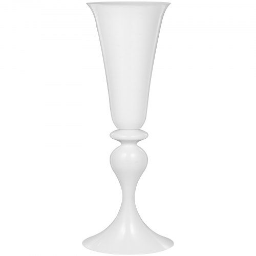 Trumpet Vase Flower Vases Centerpiece White 22"(56cm) Candle Holder Candlestick