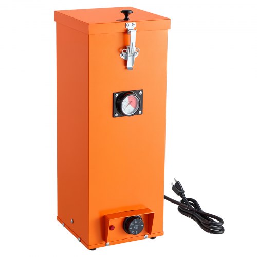 Vevor Welding Rod Oven, 50LBS Capacity Electrodes Drying Oven 400W 120V, 104℉ to 302℉ Adjustable Welding Rods Dryer for 18-inch Stick Electrodes - with Temp Gauge, Secure Latch & Portable Handle