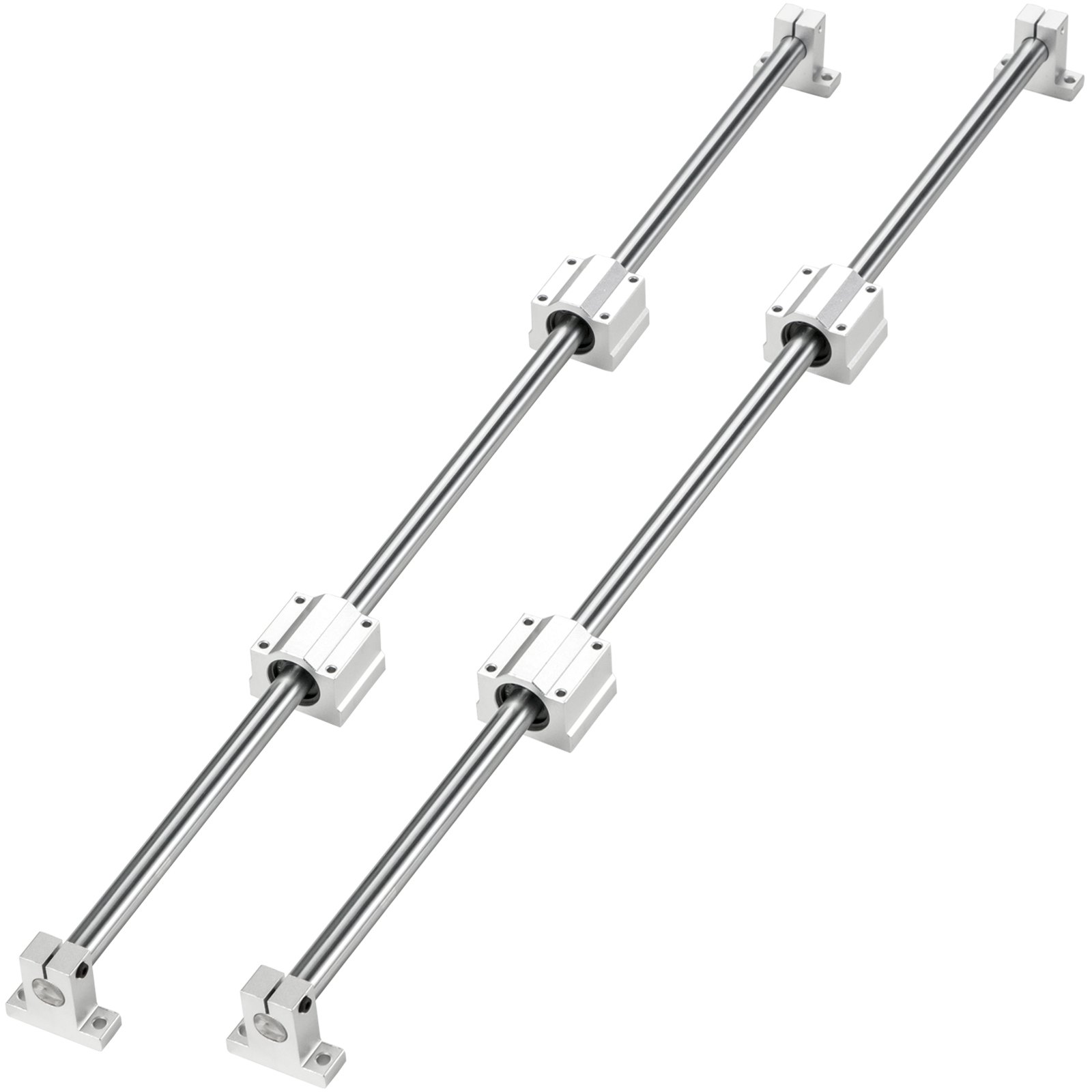 Optical Axis 16mm 500mm Linear Rail Shaft Rod With Bearing Block & Guide Support от Vevor Many GEOs