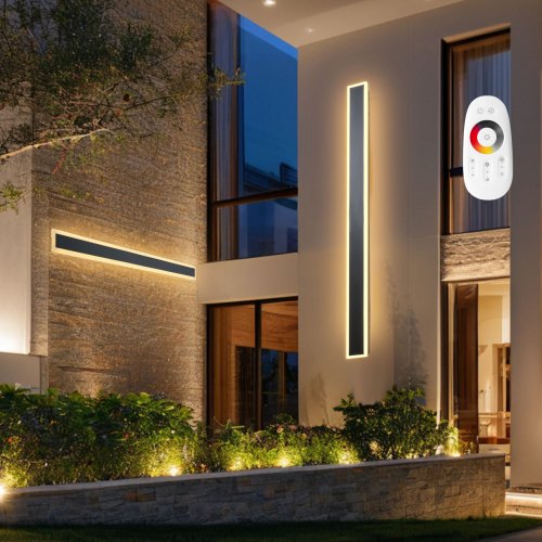 VEVOR Outdoor Wall Lights 2Pcs 59.1 in Long Strip Dimmable Modern Light Fixtures