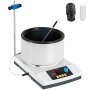 Magnetic Stirring Water Bath Oil Bath Digital 1000ml 0~2500rpm 380°c 1100w 110v