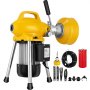 3/4"-5" Drain Cleaner 400 W Sectional Sewer Snake Drain Auger Cleaning Machine