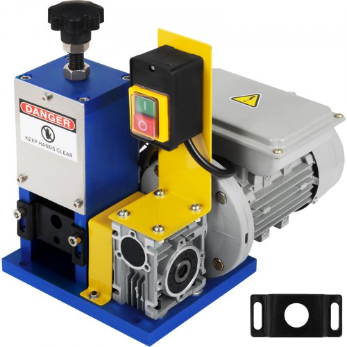 VEVOR Automatic Electric Wire Stripping Machine 0.05-0.98,Portable Dark Blue Wire Stripper, Wire Stripping Machine Tool for Scrap Copper Recycling (Dark Blue)