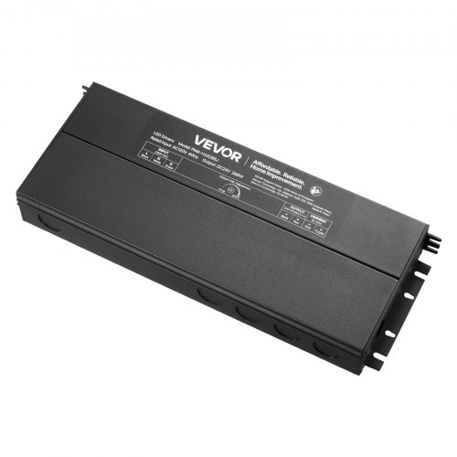 

VEVOR 288W Dimmable LED Driver, 24V, Triac/ELV/MLV AC to DC Power Supply Transformer for LED Strip Light, Smooth Flicker-Free Dimming, Constant Voltage, Compatible with Lutron Leviton Dimmer Switches