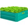 VEVOR Galvanized Raised Garden Bed Planter Box  32in w/Anti-Rust Coating