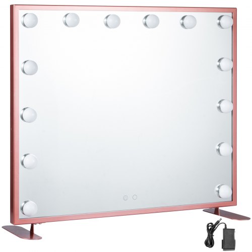 Hollywood Mirror With Lights Dressing Vanity Makeup Table Bright 14 Led Bulbs