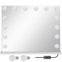 Hollywood Makeup Vanity Mirror With Light 33 Inch Frameless Stage Beauty Mirror