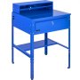 Vevor Flat Top Shop Desk W Built-in Storage 31.5"w X 26.8"d X 45.7"h Blue