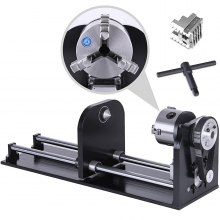 Laser Engraving Cutting Machine Rotary Axis 60w Co2 Laser Rotary Attachment