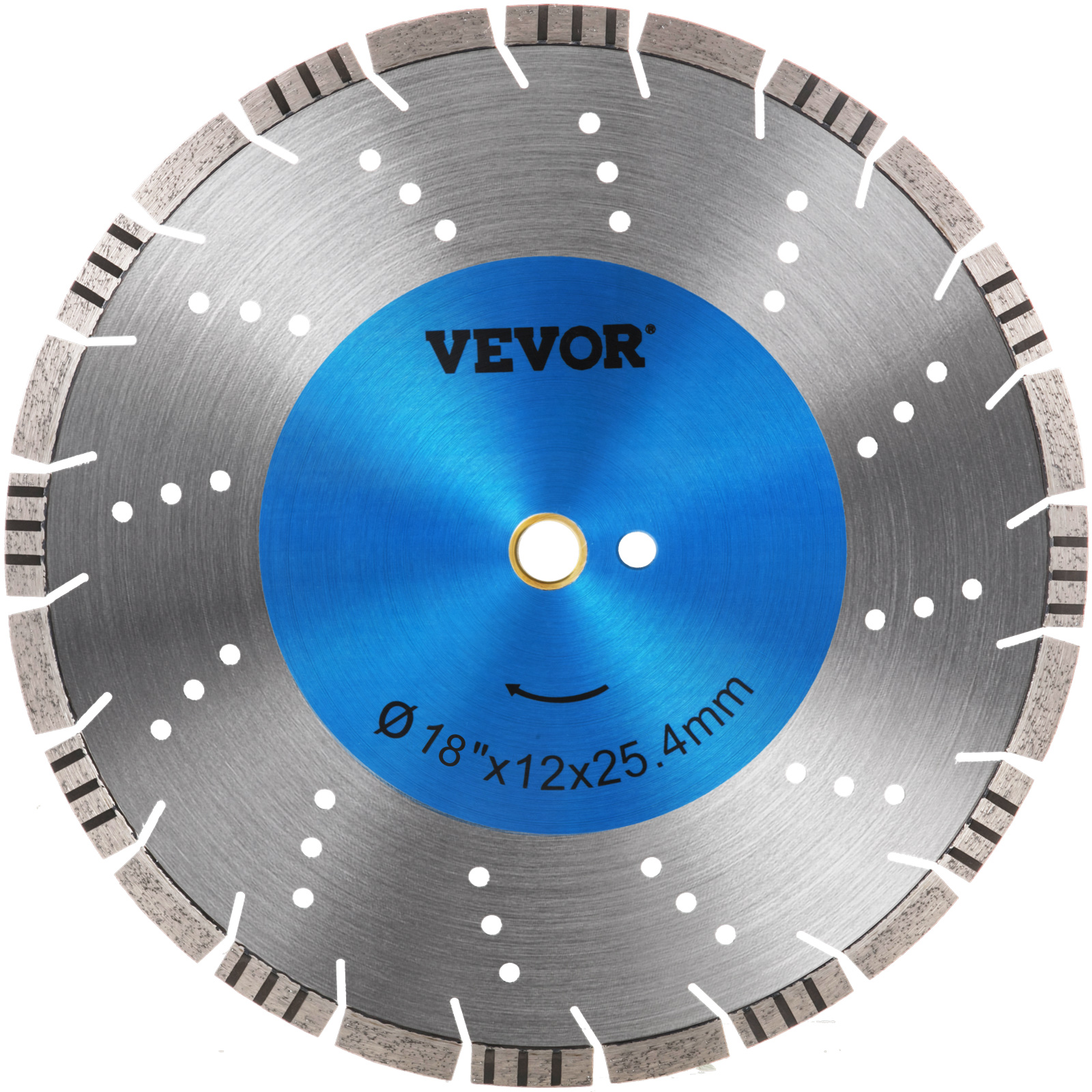 Vevor 18in Diamond Blade Concrete Saw Blade 0.47in Tall Segments For Concrete от Vevor Many GEOs