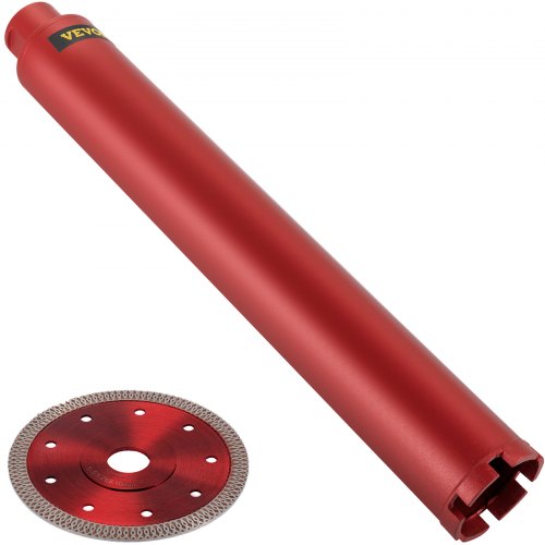 1" 1.5" 2" Dry Diamond Core Bits for Concrete with SDS Plus Adapter & guide 