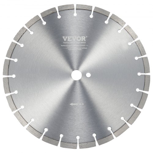 

VEVOR Diamond Blade 14inch Concrete Saw Blade Wet or Dry 0.47inch Flat Teeth