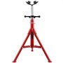 Pipe Stand Fold-a-jack 2-ball Transfer Head, 12" Pipe Capacity, 28"-52" Height