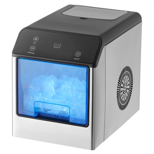 

Countertop Nugget Ice Maker 33Lbs/24H Self-Cleaning with Scoop Home Office Bar