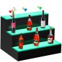 Vevor Led Lighted Liquor Bottle Display Shelf Led Bar Bottle Display 16" 3-step