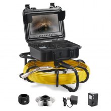 VEVOR Sewer Camera Pipe Inspection Camera 9-inch 720p Screen Pipe Camera 230 ft